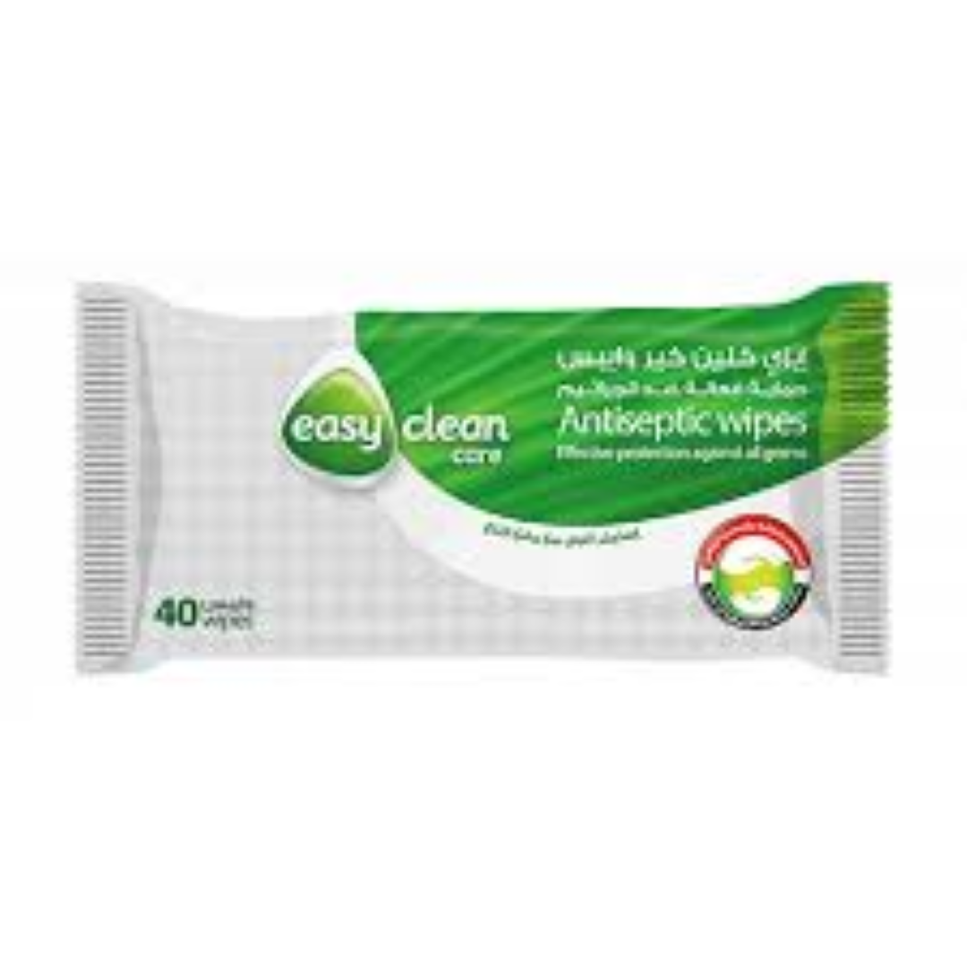 EASY CLEAN ANTIBACTERIAL WIPES 40s